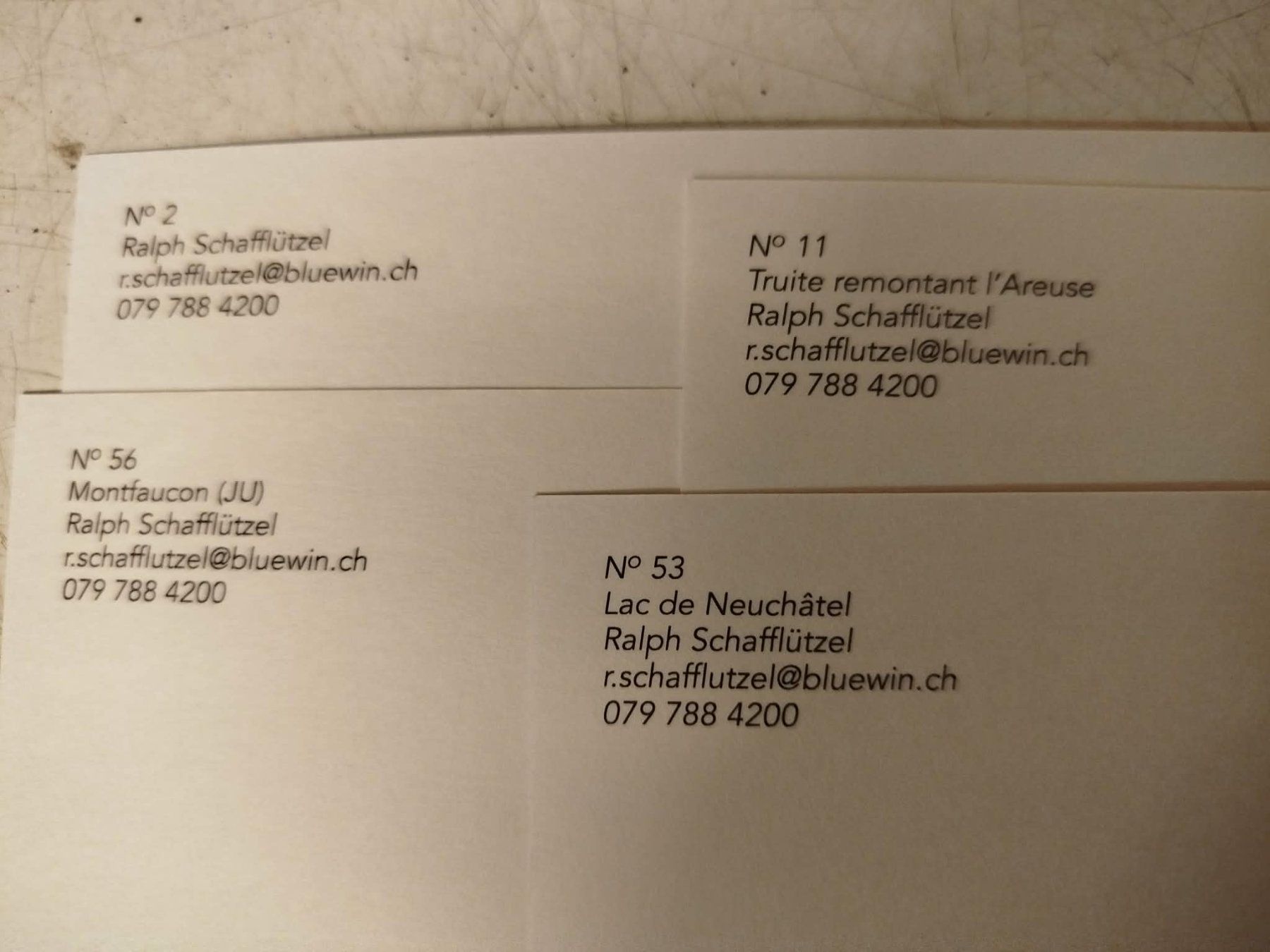 Cartoline postali: Cartes postales ( nr 1 ) – Usato da La Chaux-de-Fonds venduto da Emmaus2300CDF 7