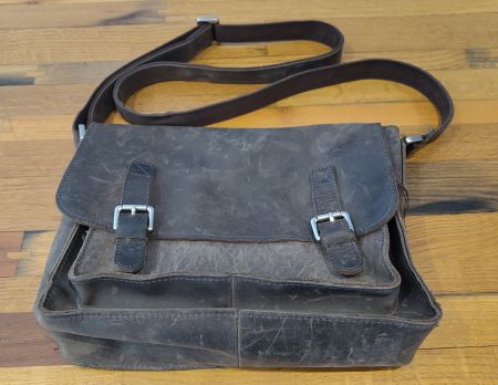 Lederhandtasche