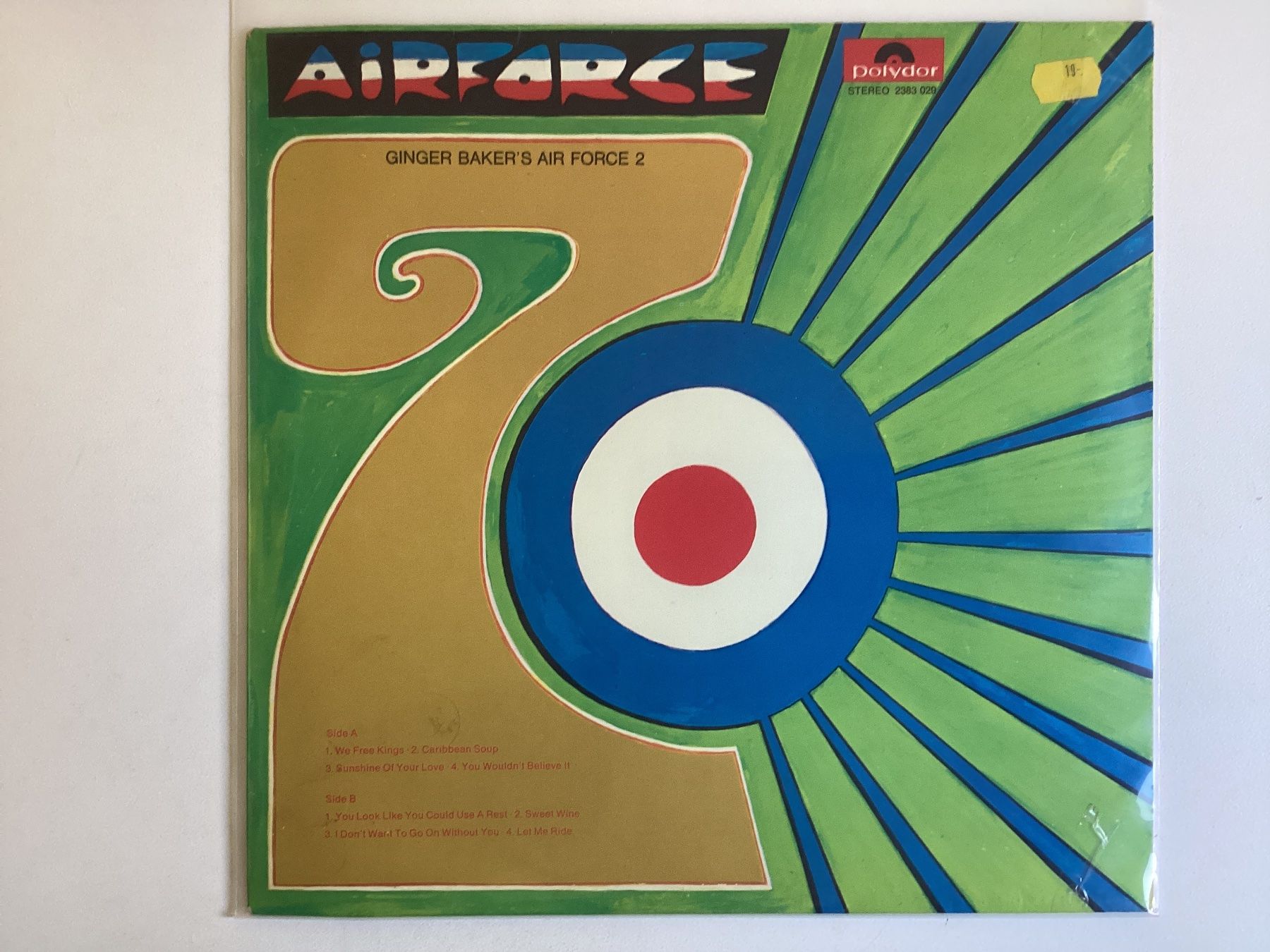 Dischi in vinile: Ginger Baker’s Airforce LP - Airforce Two – Usato da Gutenswil venduto da Hamzian