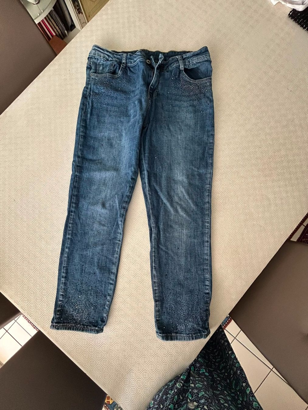 Jeans: Jeans con strass tg. 52 – Usato da Melano venduto da H-Sara