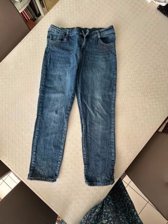 Jeans con strass tg. 52