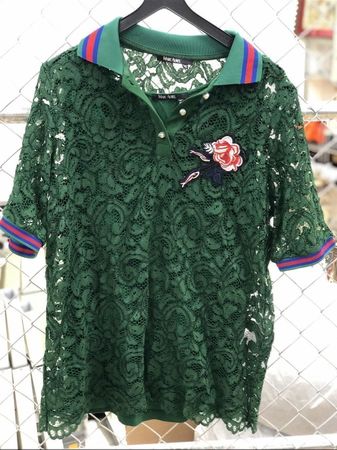 Spitze T shirt Gr