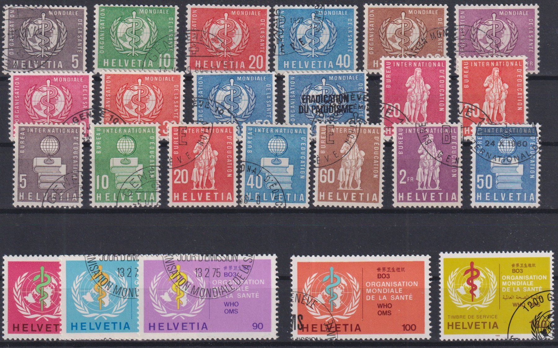 Tutti i francobolli: W13) Lot Aemter, sehe Scan – Usato da Claro venduto da Chanty7