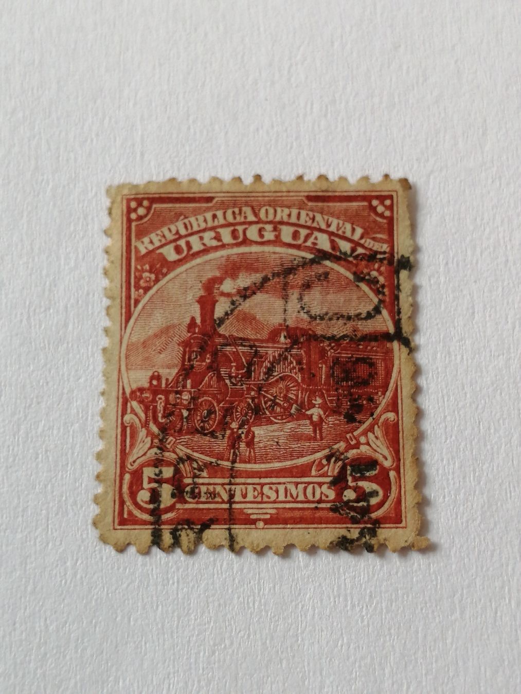 Alle Briefmarken: Uruguay um 1895 – Gebraucht aus Happerswil von tschergi