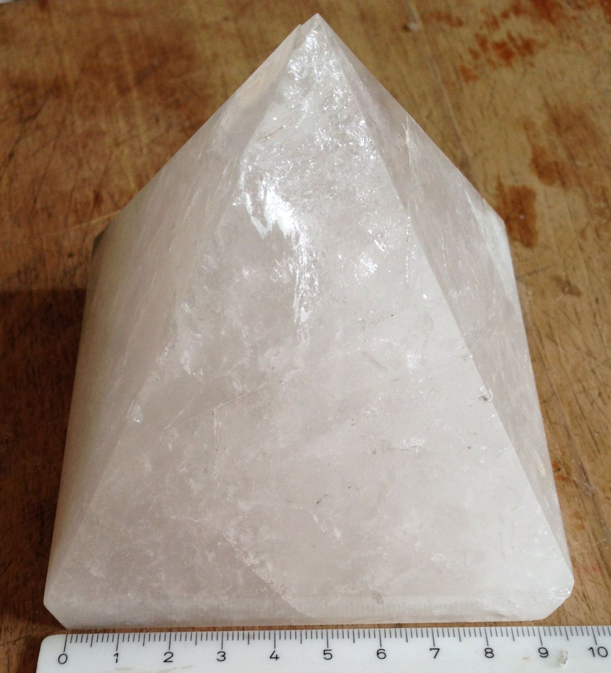 Minerali & Pietre curative: Quartz grande pyramide polie – Usato da Vevey venduto da zabounetta 5