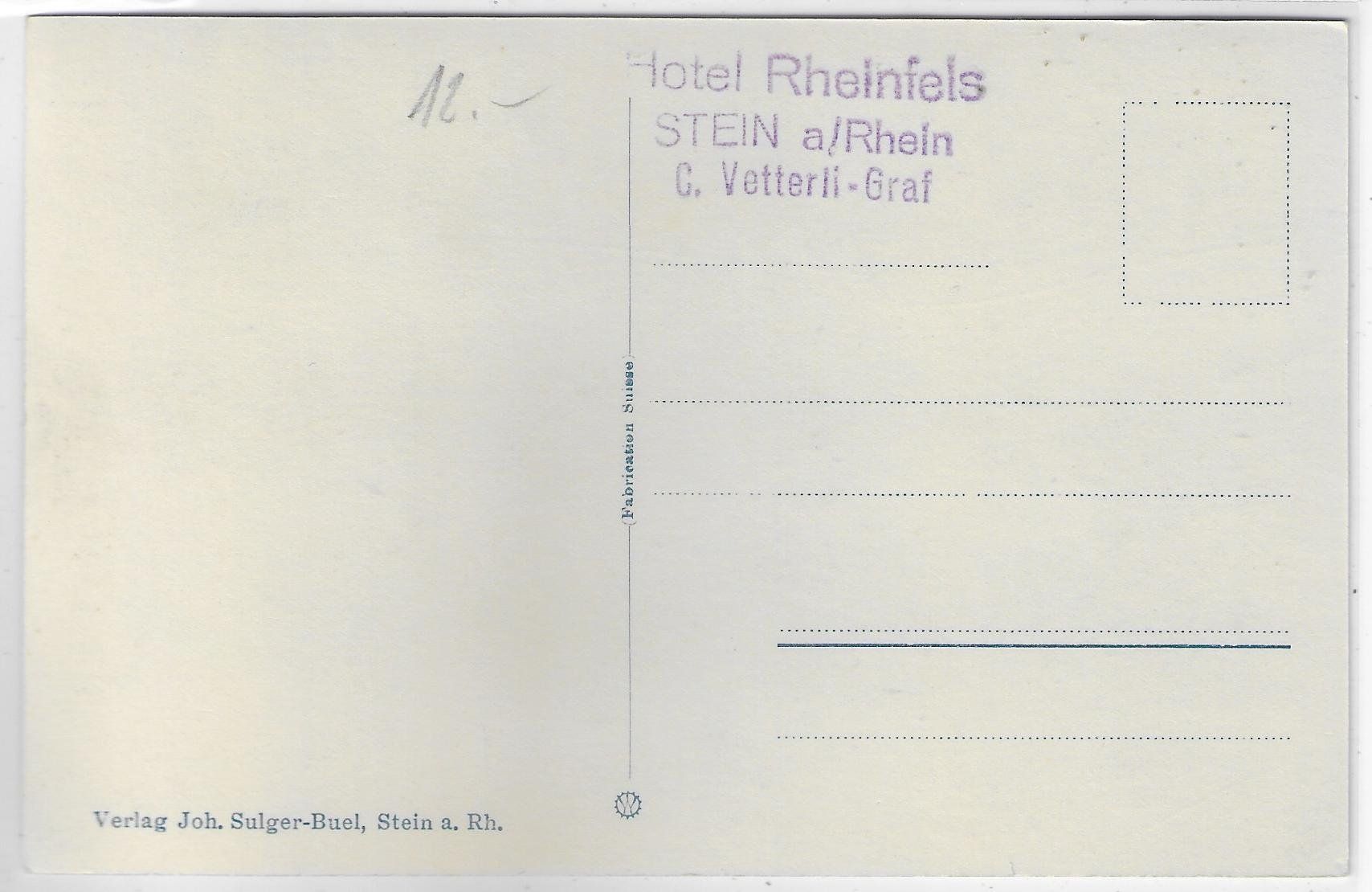 Cartoline postali: Stein a. Rhein - Alte Häuser – Usato da Ettingen venduto da Kartenplanet 1