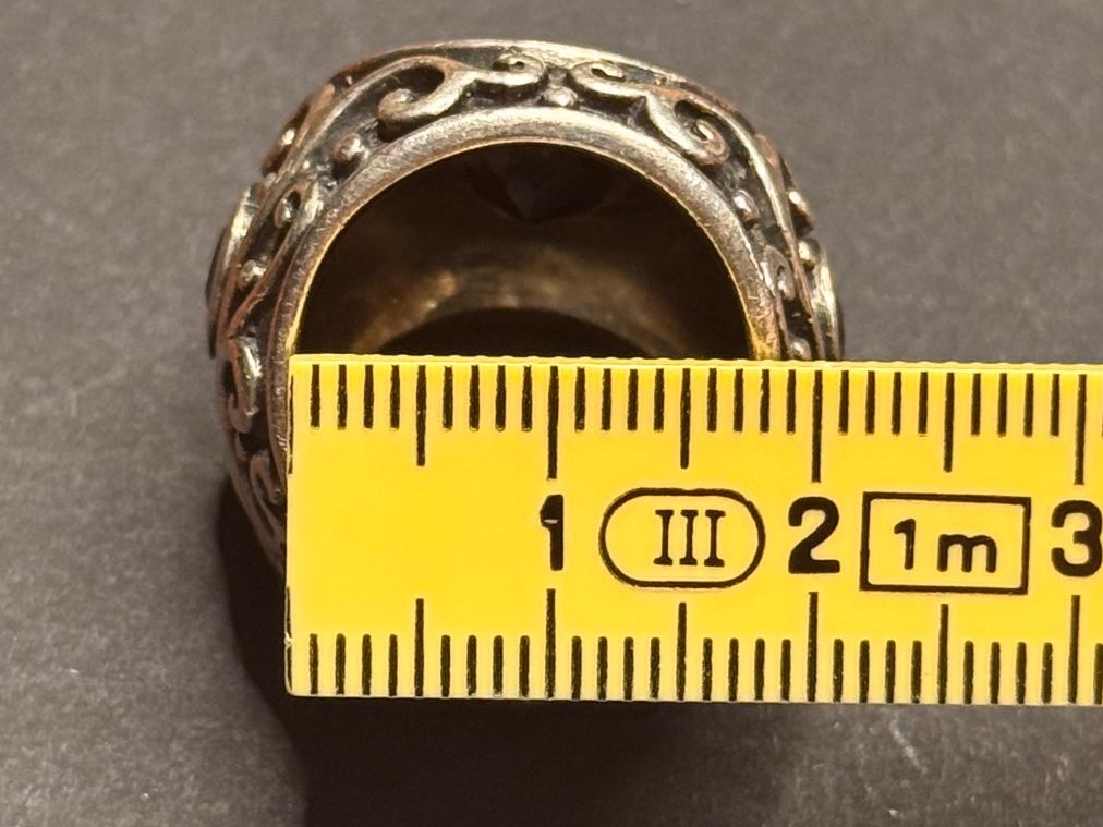 Anelli: Toller Fingerring mit schwarzem Turmalin – Usato da La Punt Chamues-ch venduto da Mausibeinli 4