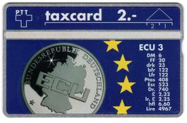 ECU 3 (2. Auflage) Göde - seltene Firmen Taxcard