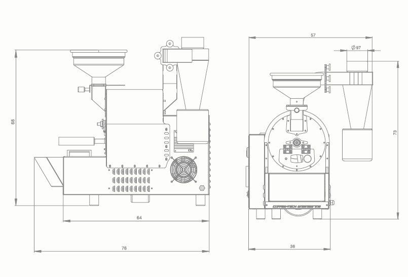 Macchine per caffè & Macchine per espresso: Kaffeeröstmaschine Shopröster Solar – Usato da Zürich venduto da Lvera 2