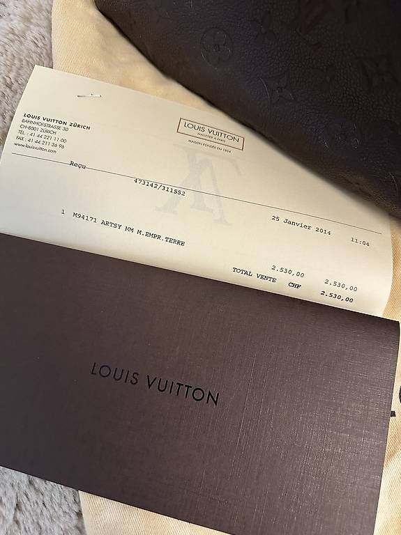 Louis Vuitton Taschen für Damen: Louis Vuitton Artsy Empreinte MM Braun – Gebraucht aus Bachenbülach von janique79 3