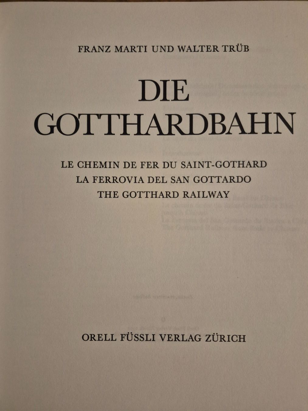 Libri: Die Gotthardbahn – Usato da Balsthal venduto da Jamamoegg 1