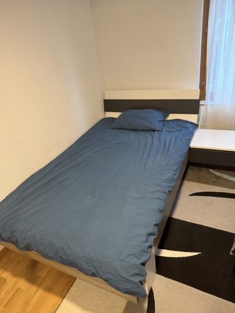 Schlafzimmer Bett gut erhalten mit Nachttisch Sommer Angebot