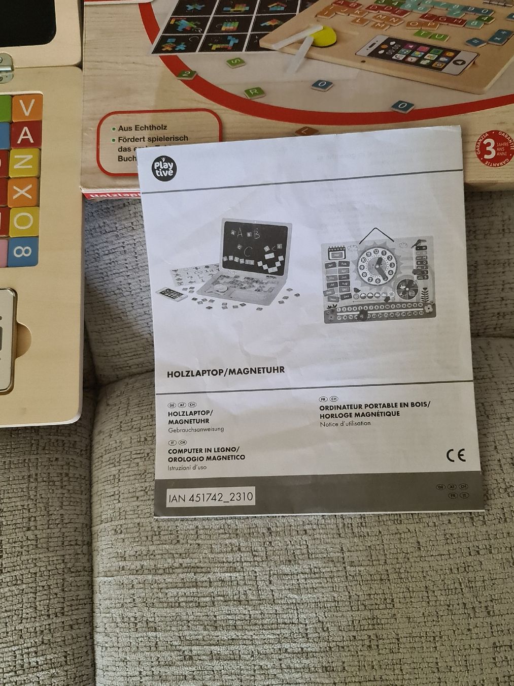 Wandtafeln: Holz-Laptop mit Magnet-Tafel – Gebraucht aus Thun von erh_fs86 3