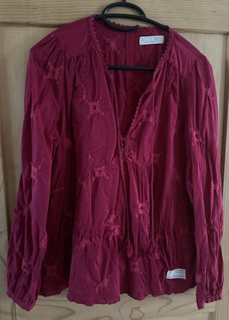 Tiefrote Bluse von ODD MOLLY, Gr 1