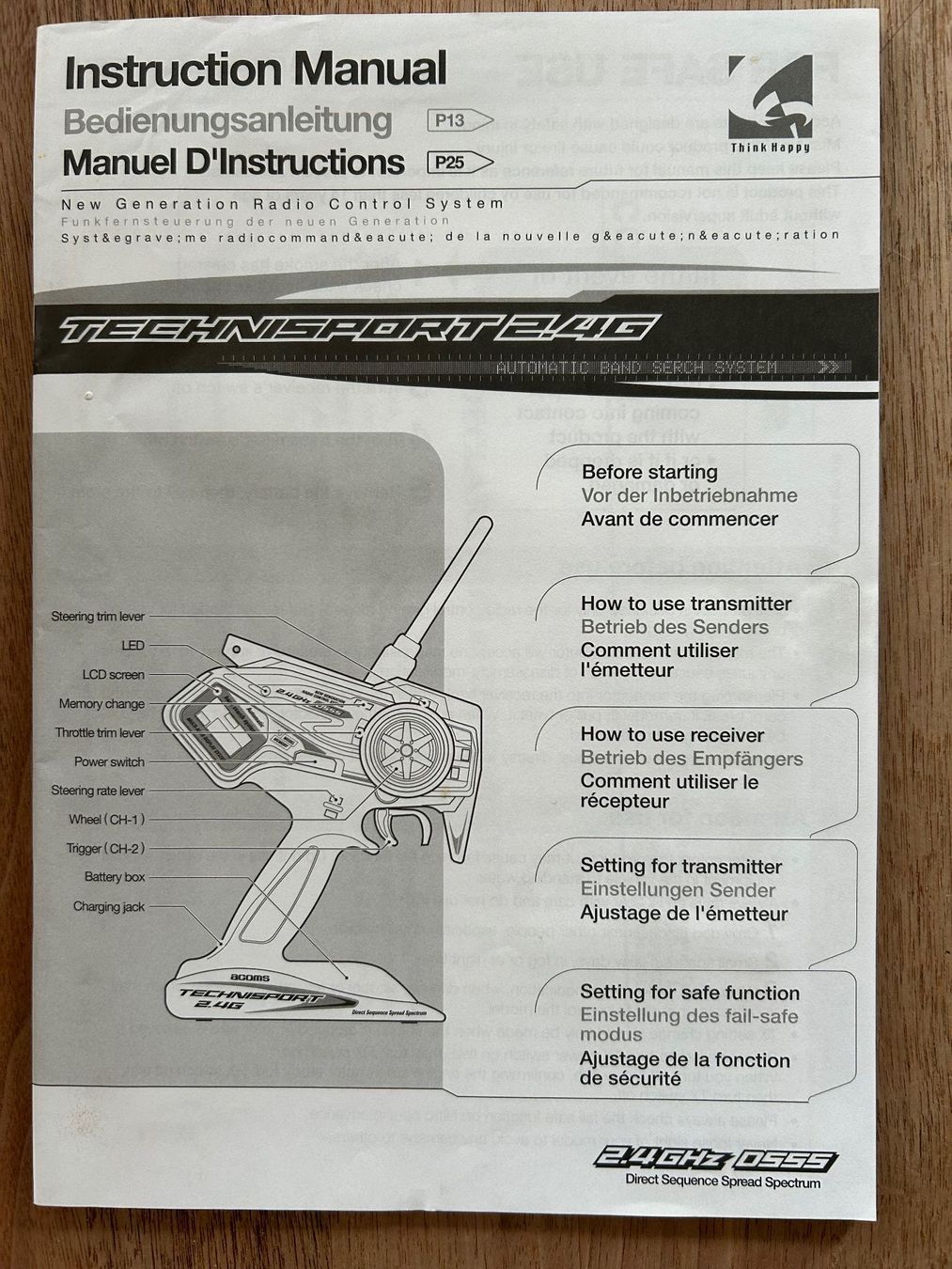 Telecomando: Acoms 2.4GHz RC Steuerung – Nuovo e nell'imballaggio originale da Oensingen venduto da Modell21 2