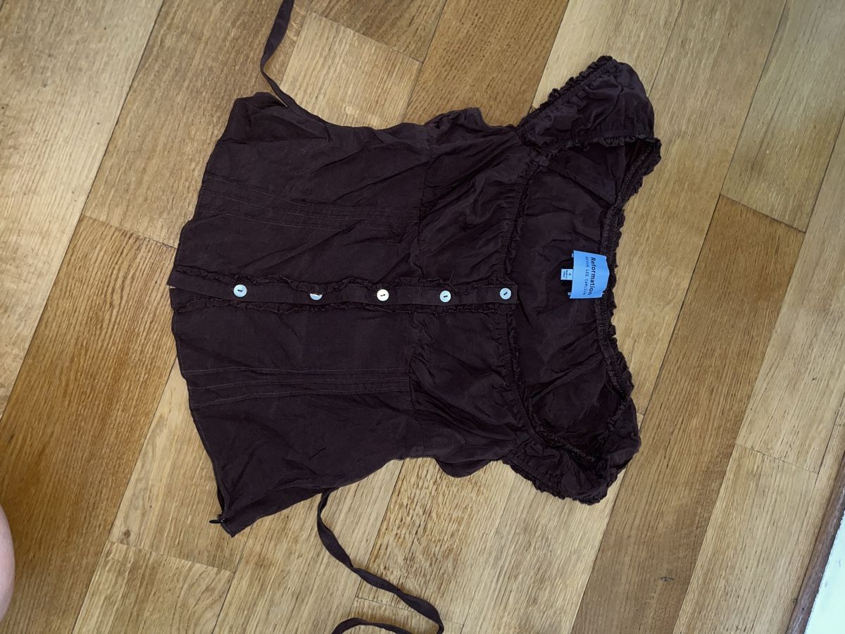 Reformation Tops: Reformation Devon Lee Carlson Top brown – Neuf (Voir description) à Aesch BL par sof_rk2j