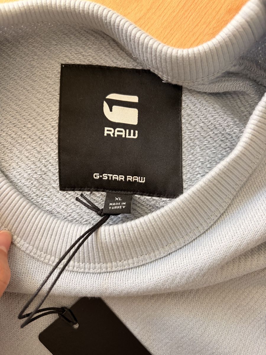 G-Star Maglioni & Felpe: G-Star Raw Pullover hellblau Grösse XL neu mit Etikett – Nuovo e nell'imballaggio originale da St.Gallen venduto da rslalfs 1