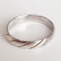 schlichten, 925 silber Bandring mit unisex gr 16,9 mm