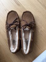 Mocassins UGG marron, fourrés
