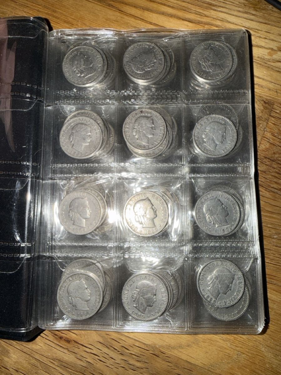 Tutti le monete: 20 Rappen Sammlung 1881 bis 1967 – Usato da St. Margrethen SG venduto da meg_6b9w