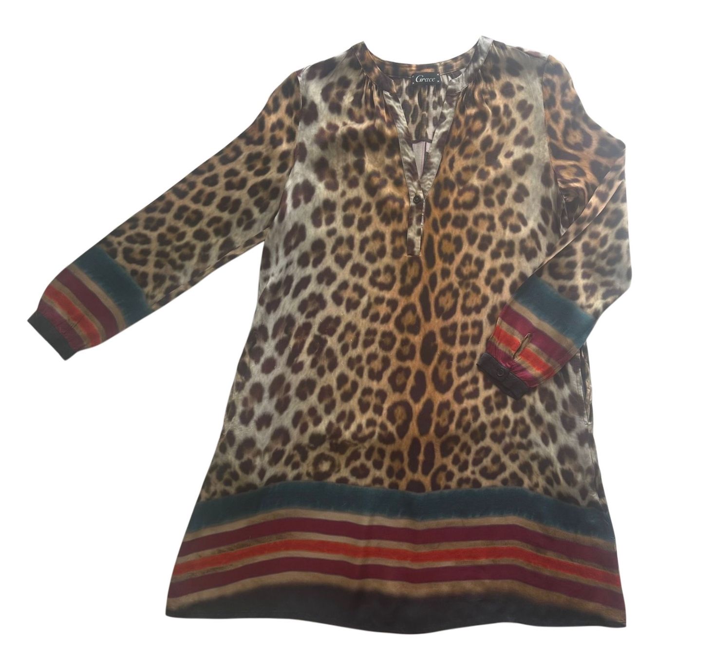 Grace Vestiti: Grace Sommer-Kleid Leoprint Damen S – Usato da Liestal venduto da Ballybs 3