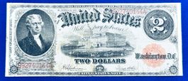 **2 Dollar 1917 USA Banknote Pick#188 in Schön**