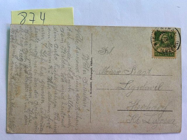 Cartes postales: alte Ansichtskarte Kurort Richenthal, 1923 – D'occasion à Niederwil AG par dahu75 1