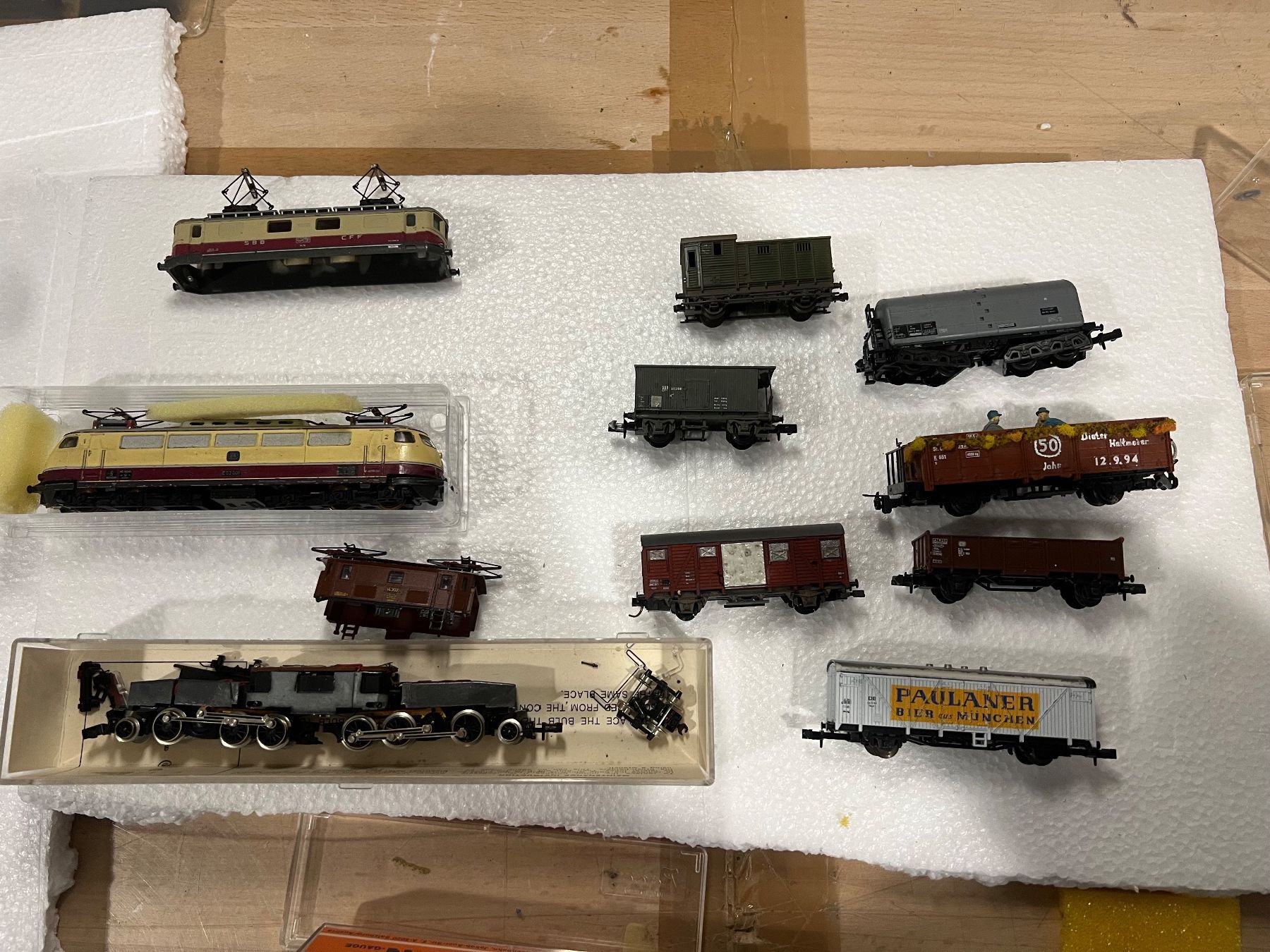Modellini di ferrovie: N Eisenbahn-Sammlung für Bastler – Usato da Dübendorf venduto da Troggy 1
