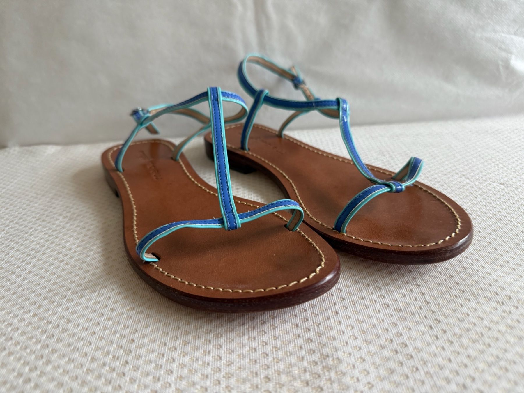 Damenschuhe: Mellow Yellow - sandales plates - 37 - cuir – Neu (gemäss Beschreibung) aus Sion von accroshoes 1