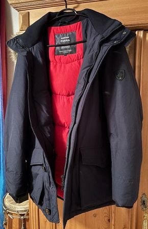 Tommy Hilfiger Daunenjacke Parka Hampton schwarz, Grösse XL