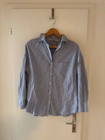 Bluse gestreift Baumwolle Grösse S guter Zustand