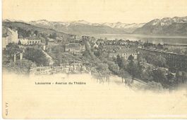 Lausanne - Avenue du Théâtre c1905
