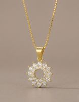 Silber 925 Gold Vergoldete Kette & Anhänger - Neu