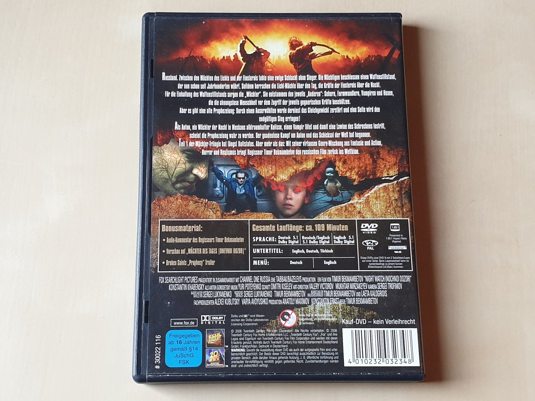 Alle DVDs: Wächter der Nacht – Gebraucht aus Stansstad von collectorsshop 1