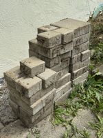 Beton Pflastersteine grau diverse Mengen gebraucht