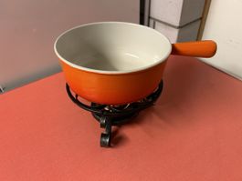 Fondue Rechaud mit Caquelon 22cm Made in France Gebraucht