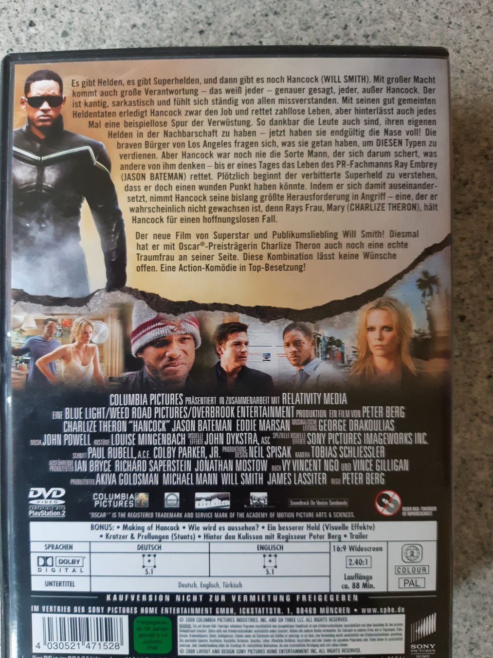 Tutti i DVDs: Hancock – Usato da Domat-Ems venduto da nugipuff 1