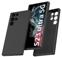 Für Galaxy S23 Ultra Liquid Silicone Case Hülle black