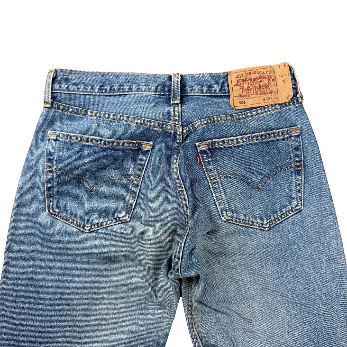 Levi's Jeans: Vintage Levi's 501 Washed Jeans  - M – Usato da Herisau venduto da 1asupply 1