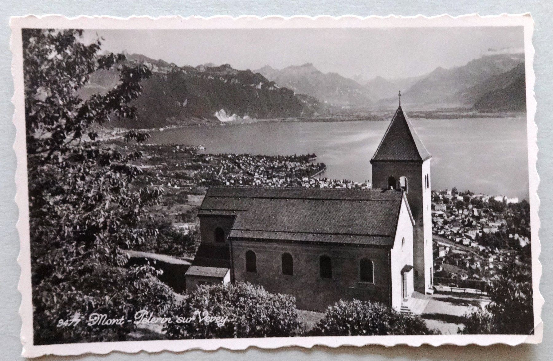 Cartoline postali: Mont-Pélerin sur Vevey – Usato da Fétigny venduto da Billy2miny