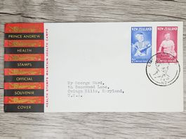 CL06 Enveloppe + Timbre New Zealand 1963