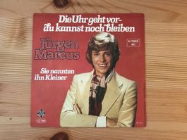 JÜRGEN MARCUS (Single, 7") Die Uhr geht vor  NEUWERTIG!