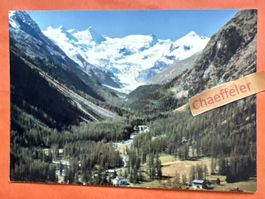 1970 Rosegtal und Sellgagruppe von Pontresina aus.