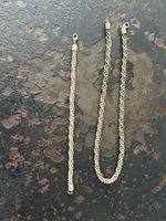 Set Halskette und Armband silber