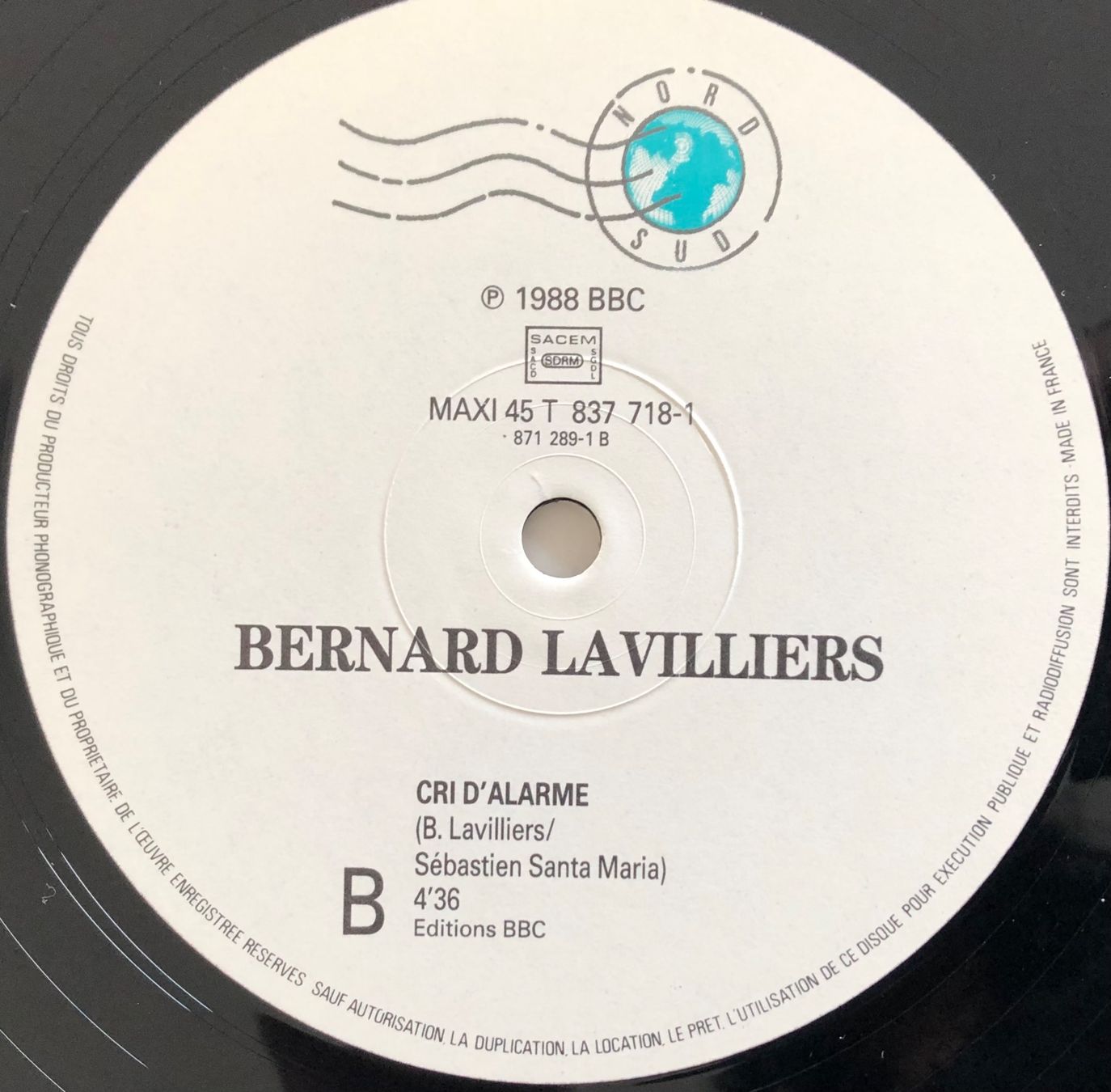 Dischi in vinile: BERNARD LAVILLIERS - IF – Usato da Poliez-Pittet venduto da Newtown-Records 5
