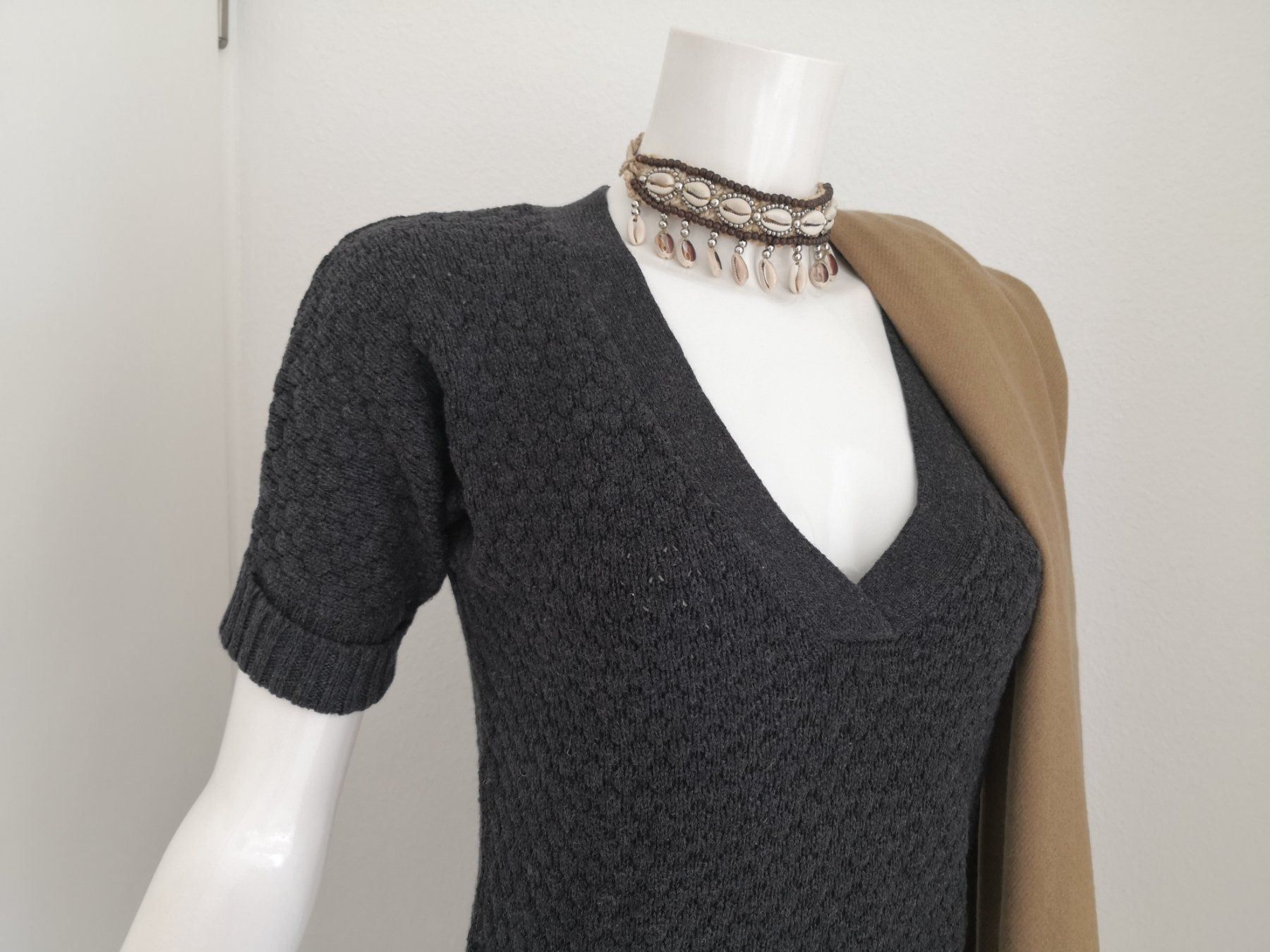 Mango Kleider: 🤩MANGO STRICK-PULLOVER-KLEID ANTRAZIT & WOLLE & D&G P. – Gebraucht aus Olten von Naja-Twins-Twins 6