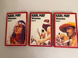 Karl May  :  Winnetou    -    Band 1, 2 u. 3