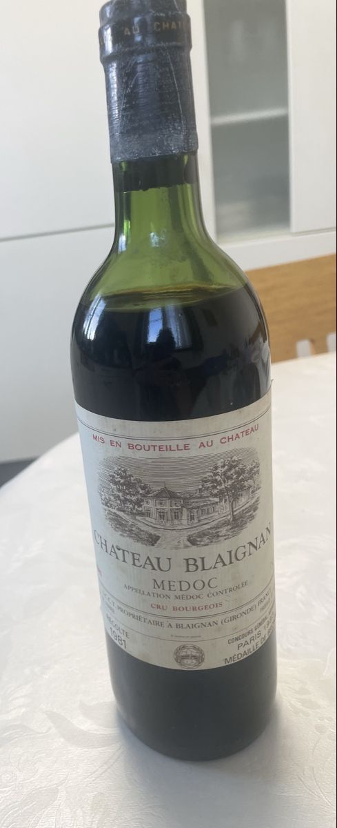 Vino: Wein 1981 Chateau Blaignan – Nuovo (secondo la descrizione) da Frauenfeld venduto da Waldtaube53 2
