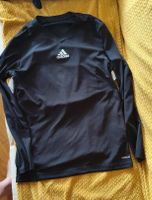 T-shirt manches longues Adidas noir, taille L, comme neuf