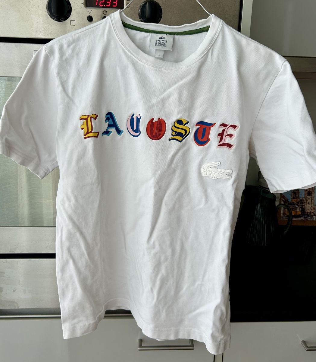 Lacoste T-shirt: Weisses T-Shirt von Lacoste – Usato da Zürich venduto da ann_5b6d